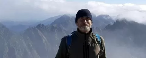 Peter Skala in den Bergen unterwegs